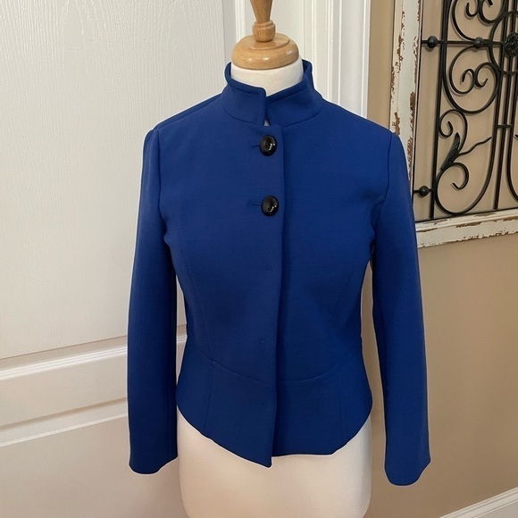 WORTH Blazer Size 2 Blue - Picture 1 of 4
